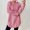 Pink, variant on Womens Fuzzy Hoodies Fleece Pullover Hoodie for Women Casual Long Length Solid Drewstring Sweatshirts Winter Warmth Loungewear