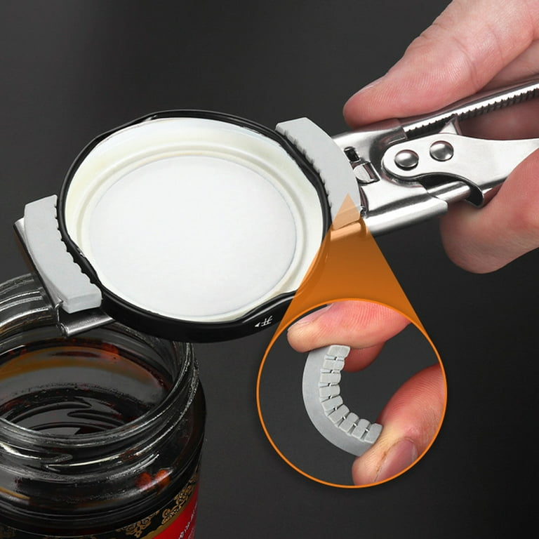 Master Jar & Bottle Opener, Adjustable Multifunctional Stainless Steel Can  Opener Jar Lid Gripper, Manual, Kitchen Accessories
