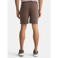 thumbnail image 3 of Athletic Works Men's and Big Men's Fusion Double Knit Shorts 8" Inseam, Sizes S-5XL, 3 of 5