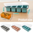 thumbnail image 3 of PLJFXXM Silicone Soup Freezer Mold for Food, 1/2 Cup Silicone Freezer Trays with Lid for Meal Prep、Frozen Soup、Sauce and Broth, Large Ice Cube Tray -Black, 3 of 9