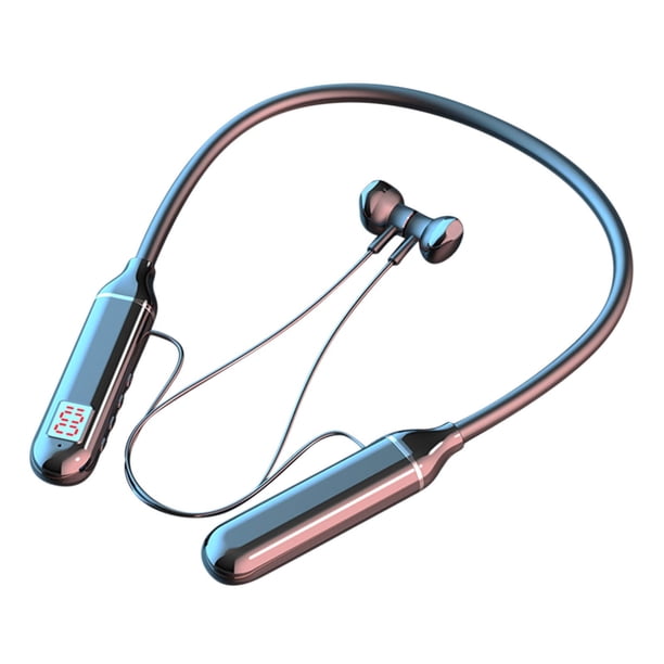Auriculares Inalámbricos Bluetooth Auriculares Inalámbricos Bluetooth con Suspensión Del Cuello Y Reducción de Ruido, Auriculares Deportivos, Auriculares con Micrófono Auriculares Inalámbricos Bluetoo