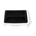thumbnail image 2 of Raindrops 2Pcs Universal Silicone Toaster Lid Protector Black Kitchen Cover for Daily Home Use, 2 of 8