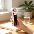 thumbnail image 4 of JZCHUNTOY Handheld Fan, 1 Piece Mini USB Rechargeable Electric Fan, 3 Speed Adjustable Compact Lightweight Cooling Device, Portable Pocket Size Personal Fan for Home Office Travel Outdoor Commute, 4 of 9