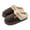 Coffee, variant on Women Men Comfortable Fleece Winter Slippers Warm Slip-on House Shoes Indoor Outdoor, Pink, 9/10 US