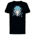 thumbnail image 1 of Turtle Skull With Blue Plumage Tee Men's -Image by Shutterstock, 1 of 1