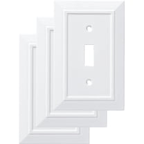 Franklin Brass Classic Architecture Single Switch Wall Plate, 3 Pack
