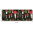 thumbnail image 7 of Red Mushroom Leaf Black Pattern Kitchen Rug Mat,Kitchen Runner Rugs Non Skid Washable,Decorative Kitchen Floor Mats for Kitchen,Sink,Laundry,17"x47.2", 7 of 7