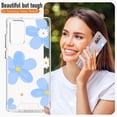 thumbnail image 3 of for Galaxy Note 20 Case, Floral Pattern Shockproof Protection Phone Cover, Silicone Protector Funda para Samsung Note 20 Transparent Flexible Sleek Durable Case, 3 of 14