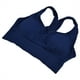 thumbnail image 1 of Sujetador De Yoga, Sujetador Inalámbrico Sujetador Ropa Interior De Embarazo Ropa Interior Deportiva Estilo Chaleco Reunido Para Correr Para Tenis Para Jugar Al Baloncesto ANGGREK L azul, 1 of 8