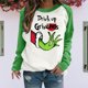 thumbnail image 5 of Sudadera navideña Sudadera con cuello redondo Ropa deportiva holgada para mujer Kuymtek Rojo T M para Mujer, 5 of 8