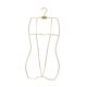 thumbnail image 2 of Percha de hierro para trajes de baño infantiles con forma de cuerpo, soporte organizador multiusos. Oro, 2 of 9