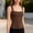 Coffee, variant on Soyumi Womens Square Neck Tank Tops Dressy Summer Sleeveless Shirts Sexy Going Out Slim Fitted Trendy Tops T Shirts Blouses Y2K Cute Sleeveless Cami Shirts, Blackish Green