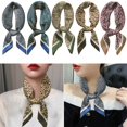 thumbnail image 2 of Coofit 5PCS Ladies Square Scarf Fashion Leopard Print Neck Scarf Neckerchief Scarf, 2 of 10