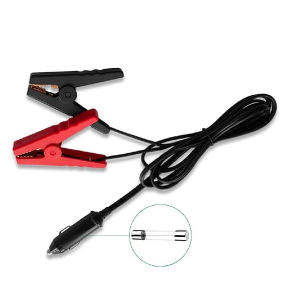 Vehicle Electronics Power Cable with Battery Clip for Multiple Devices Car Electronics Connection Cable 78.74inch