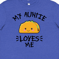 thumbnail image 4 of Inktastic My Auntie Loves Me with Taco Illustration Youth T-Shirt, 4 of 5