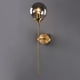 thumbnail image 3 of Aplique de Pared Dorado Que Enciende Modernas Luces de Pared para Interiores E14 +Aplique de Pared Dorado Que Ilumina Modernas Luces de, 3 of 9