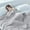 Gray #0, variant on Cooling Ice Blanket for Hot Sleepers & Night Sweats | All-Season Cotton Summer Throw | 150x200cm | Light Blue, Grey, Brown, Green | 1 Blanket