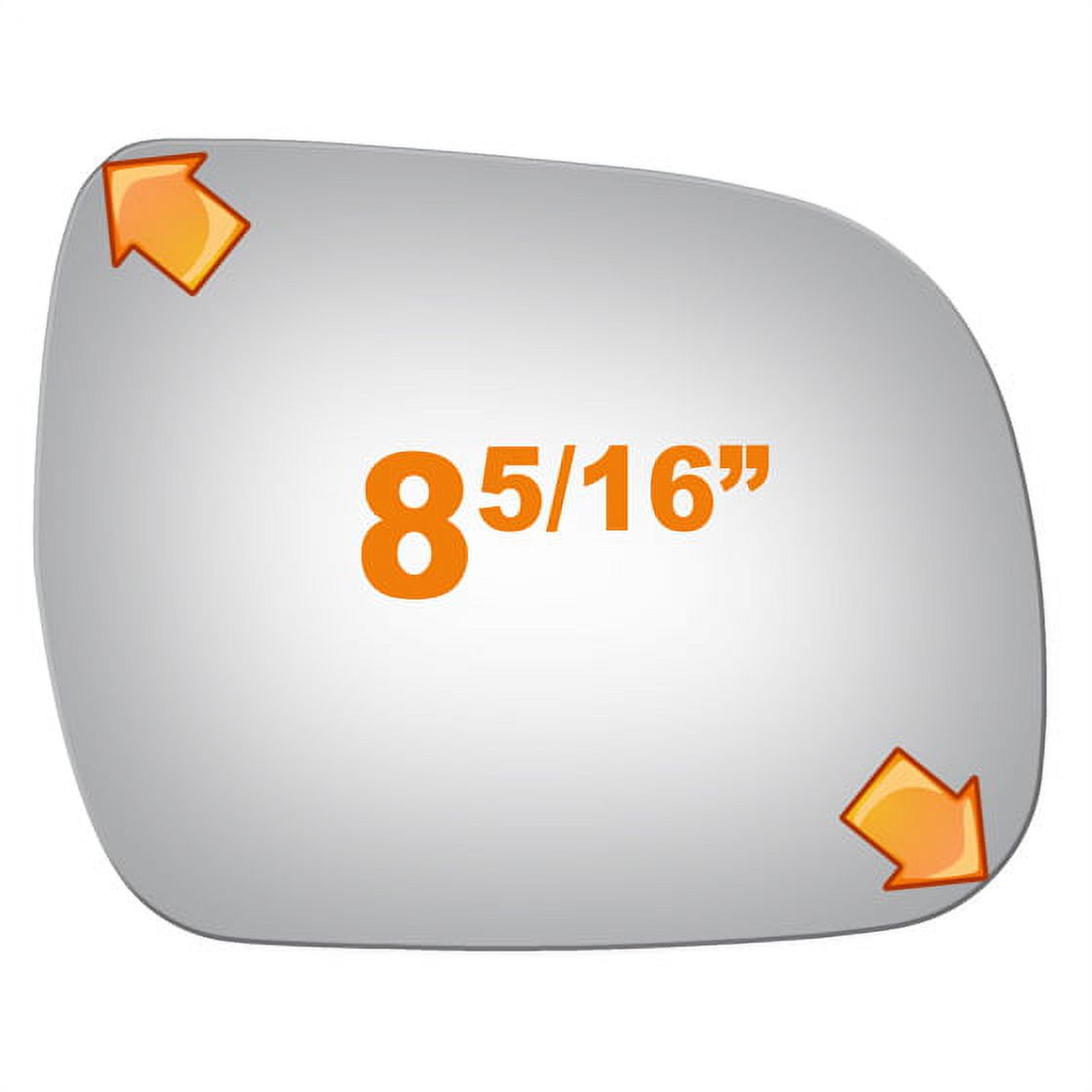 Burco Side View Mirror Replacement Glass - Clear Glass - 5295