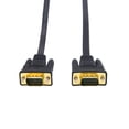 thumbnail image 4 of Cable VGA DTech, ultrafino y plano, 10 m/32 pies, macho a macho, negro, 4 of 7