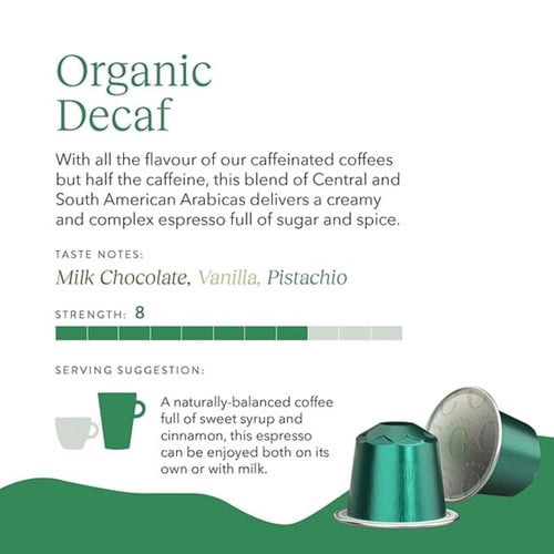 CRU Kafe Organic Fairtrade Decaf Pods, 20 pods per pack, British Import (Pack of 3)