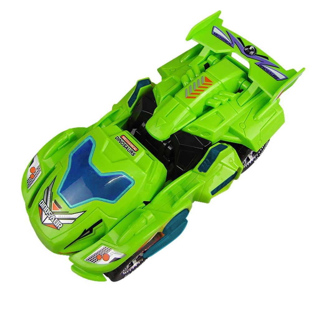 Transforming Dinosaur LED Car With Light Sound Kids Toy Christmas Gift 2019 NEW