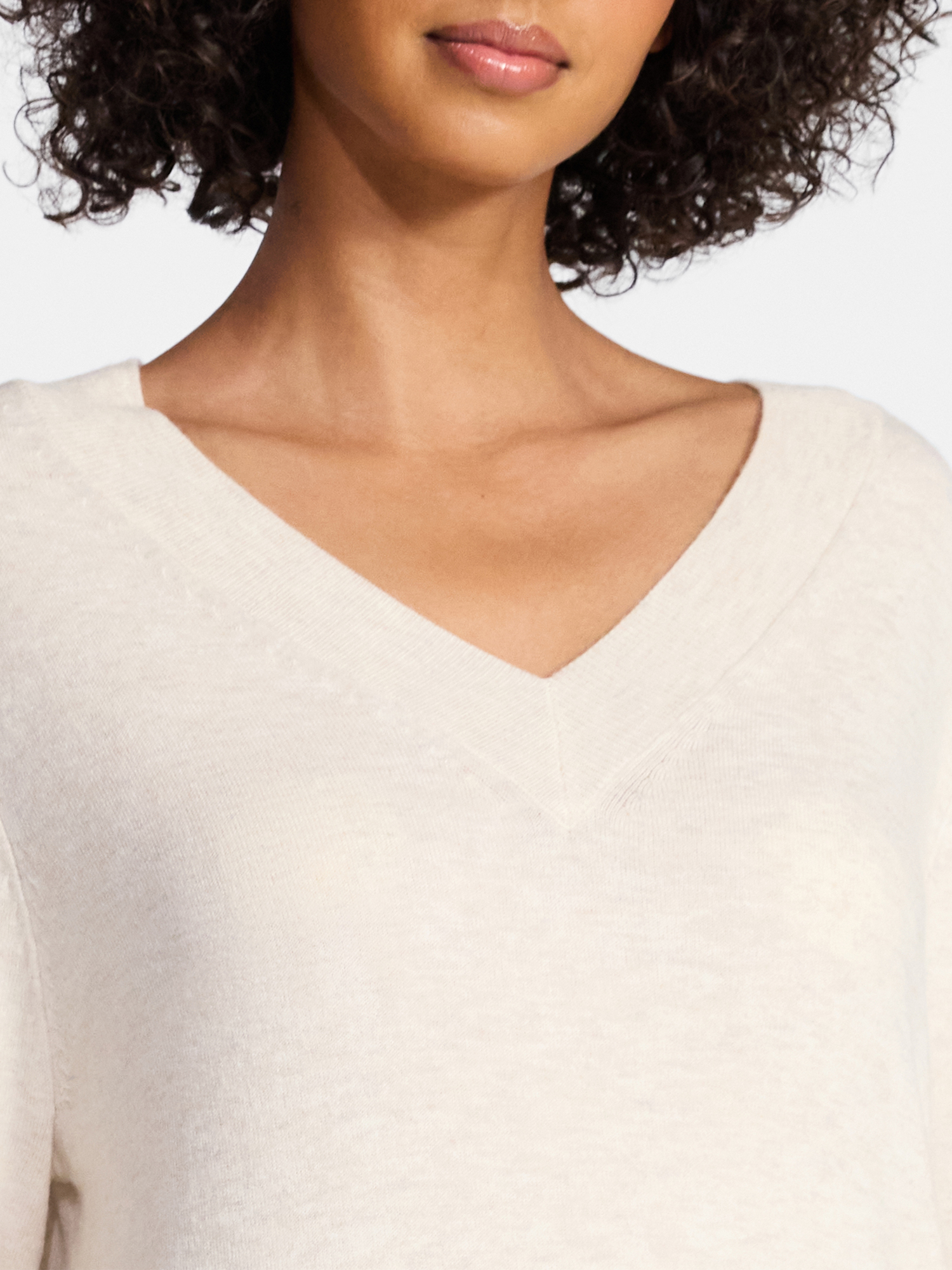 Time and Tru Women's V Neck Sweater, Lightweight, Sizes XS-XXXL