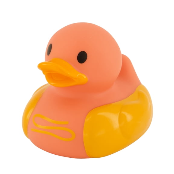 Infantino Hot Dog Rubber Duck Bath Toy for Infants 3 Months