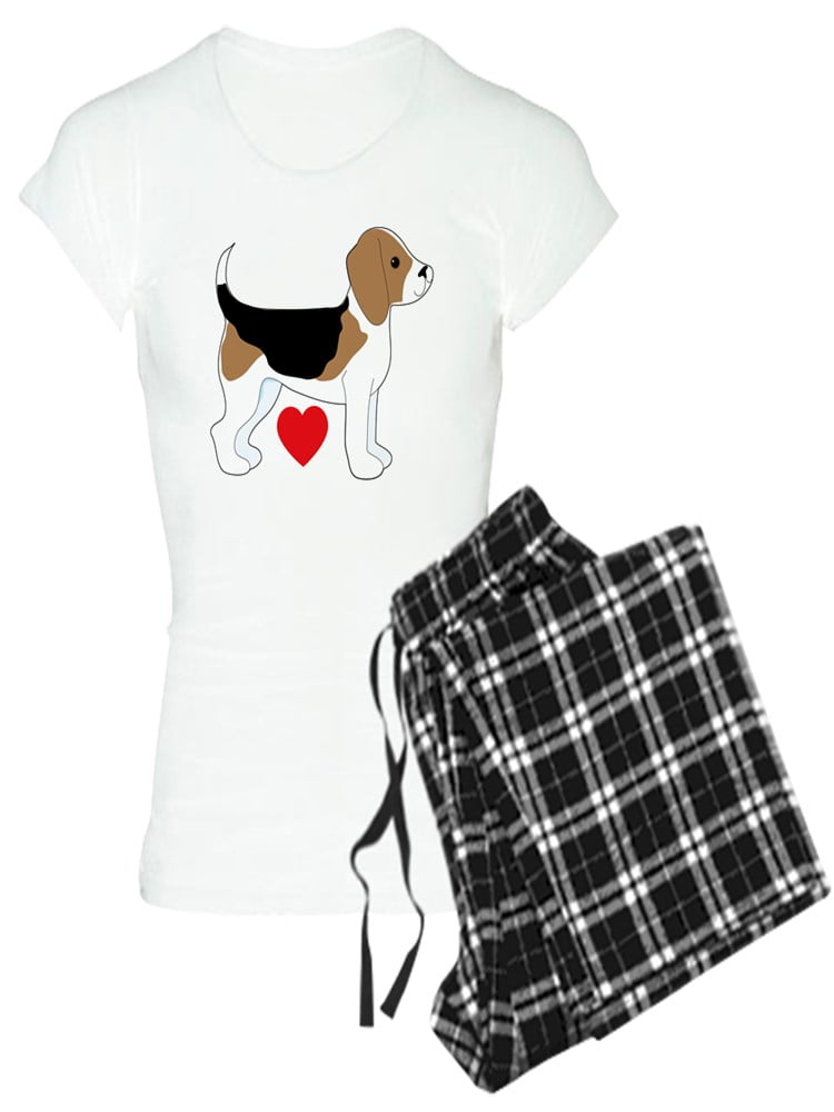 CafePress Beagle Love Women s Light Pajamas
