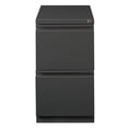 thumbnail image 3 of Hirsh 20" Deep Mobile Pedestal File Cabinet 2 Drawer File-File, Letter Width, Charcoal, 3 of 7