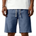 thumbnail image 5 of Stamzod Men Shorts 2026 Summer Elastic Waist Sweat Shorts Men Casual Running Athletic Shorts with Pocket Navy XL, 5 of 7