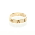thumbnail image 3 of Pre-Owned Cartier Mini Love Ring 1P Diamond B4050748 Pink Gold (18K) Fashion Diamond Band Ring..., 3 of 10