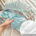 thumbnail image 4 of Twin XL Size Fitted Sheet Set - Ocean Starfish Seaweed 2 Piece Bedding Sets 16" Deep Pocket Fitted Sheet with 1 Pillowcases, Summer Coastal Beach Shell Coral Teal Brushed Microfiber Hotel Bed Sheets, 4 of 9