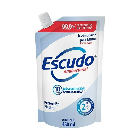 Jabón líquido para manos Escudo antibacterial protección neutra 450 ml