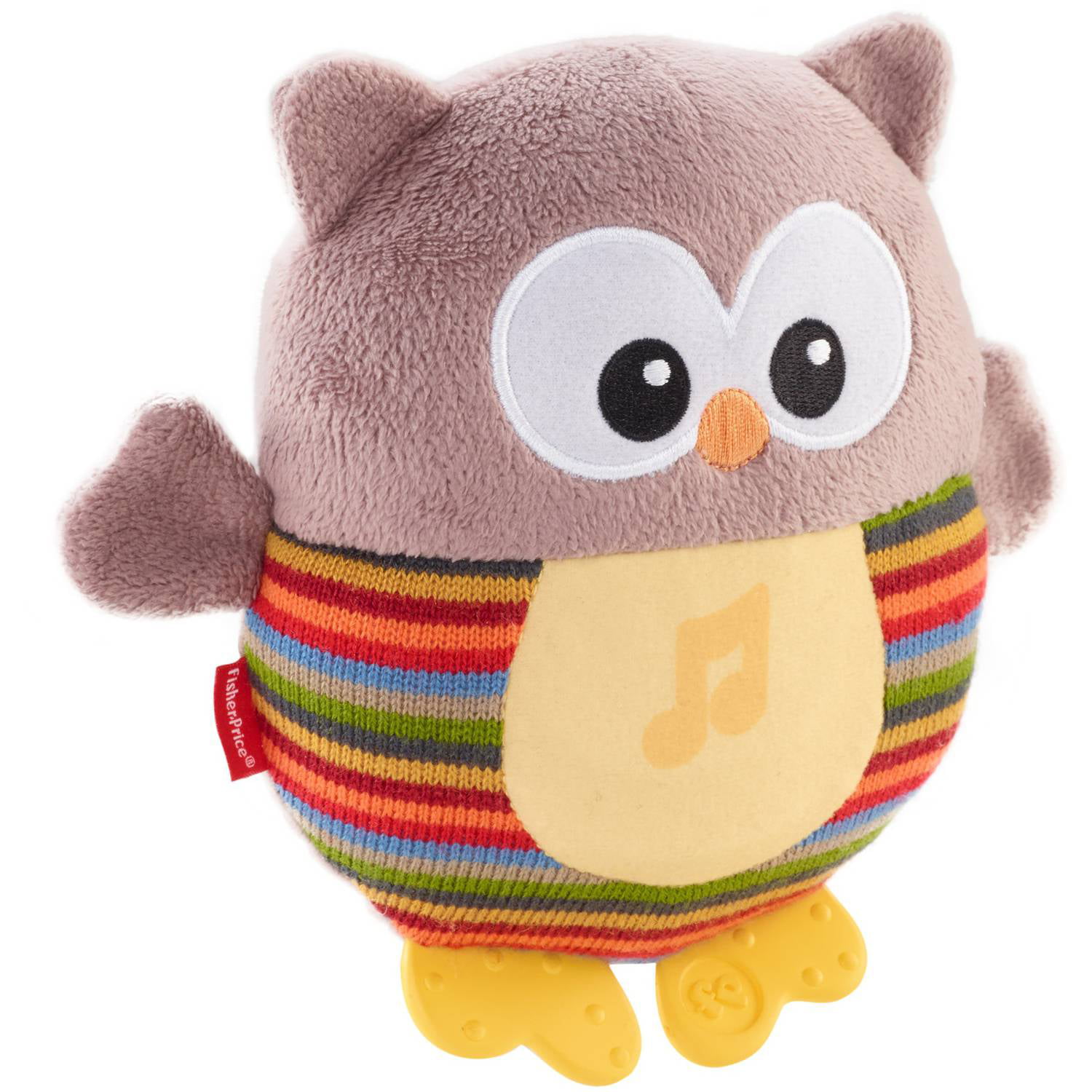 Fisher-Price Soothe and Glow Owl New-Born Soft Cuddly Toy with Soothing Music 