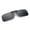 Black Gray, variant on tooloflife Resin Sunglasses Clip Polarized Lenses Protection for Driving Unisex Black Gray
