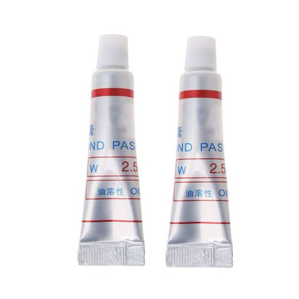 2Pcsdiamond Abrasive Paste 320-10000Grit Glass Metal Grinding Lapping Paste Oily