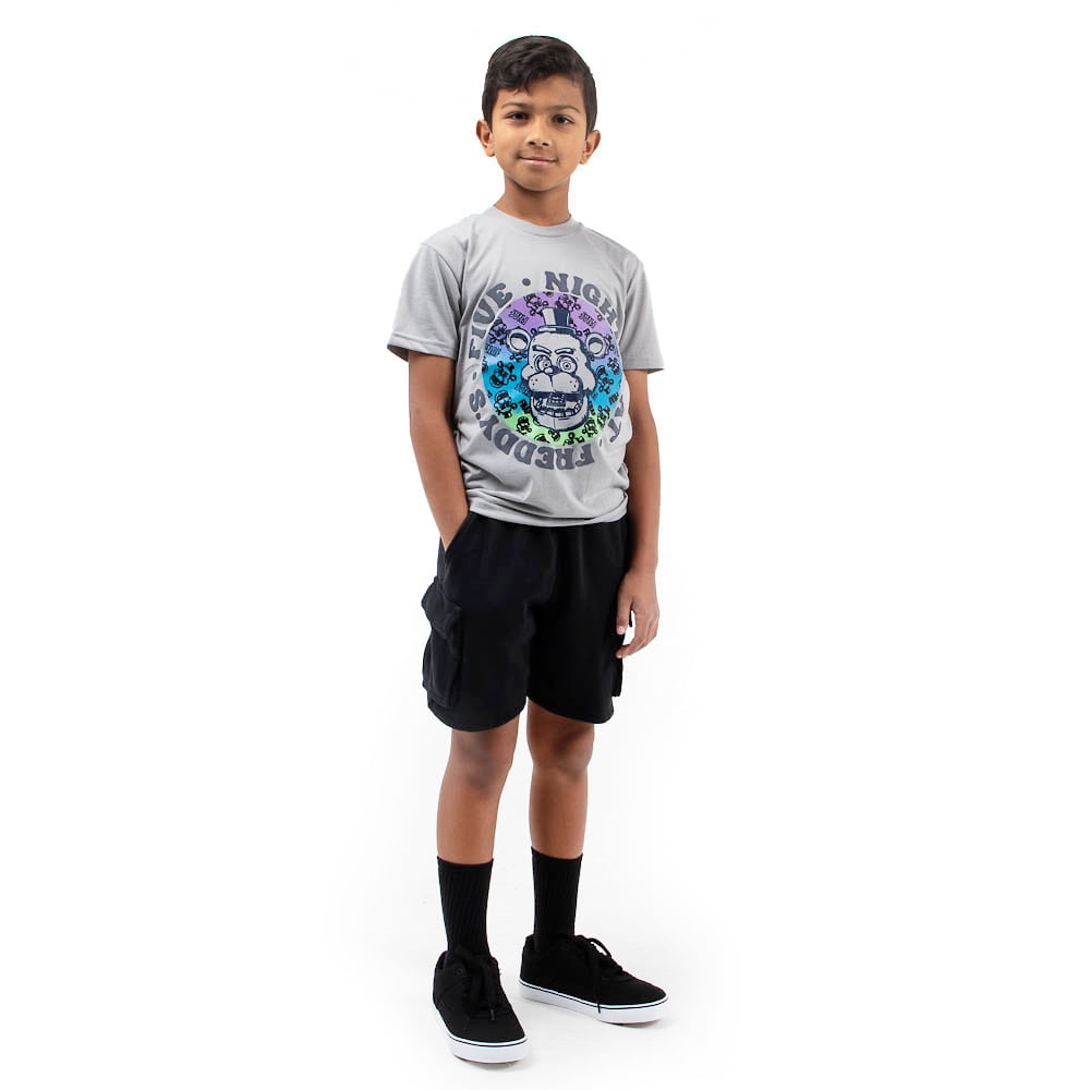 Five Nights At Freddy's Perfect Outfit Hoodie, Short-Sleeve Tee, and Lounge Shorts 3-Piece Combo Set 8 (M)