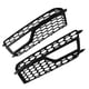 thumbnail image 4 of uds luz antiniebla del parachoques delantero cubierta de parrilla negro brillante 8T0807681M reemplazo para modelos S5 A5 2012-2016, 4 of 5