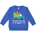 thumbnail image 2 of Inktastic Mimi Loves Me Grandson Truck Toddler Sweatshirt, 2 of 4