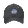 thumbnail image 1 of Disney Guardians Of The Galaxy gorra de béisbol desgastada vaquera lavada Outlaw Star-Lord insignia, gorra para el sol, gorras ajustables de Golf Fivean unisex, 1 of 2