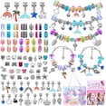 thumbnail image 1 of czcpp-Bracelet Making Kit, 85PCs Charm Bracelets Kit with Beads, Jewelry Charms, Bracelets for DIY Craft, Jewelry Gift, 1 of 4