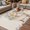 Beige, variant on Spring Floral Pig Outdoor Rug for Patio/Deck/Porch, Non-Slip Large Area Rug 6 x 9 Ft, Weeping Flowers Leaves Farmhouse Rustic Indoor Outdoor Rugs Washable Area Rugs, Camping Rug Carpet Runner