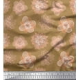 thumbnail image 1 of Soimoi Cotton Poplin Fabric Artistic Flower Print Fabric by the Yard 42 Inch Wide, 1 of 1