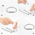 thumbnail image 5 of Cylinder Cremation Bracelet for Ashes Adjustable Manmade Braided Cremation Memorial Urn Bracelet / Stainless Steel Keepsake Urn Bracelet for Ashes, 5 of 6