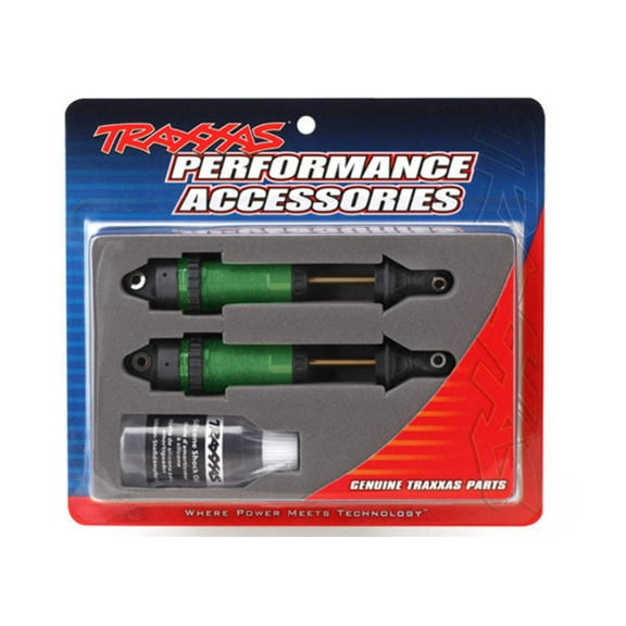 Traxxas 7462G Green Rear GTR XX Long Shocks for 4x4 Vehicles