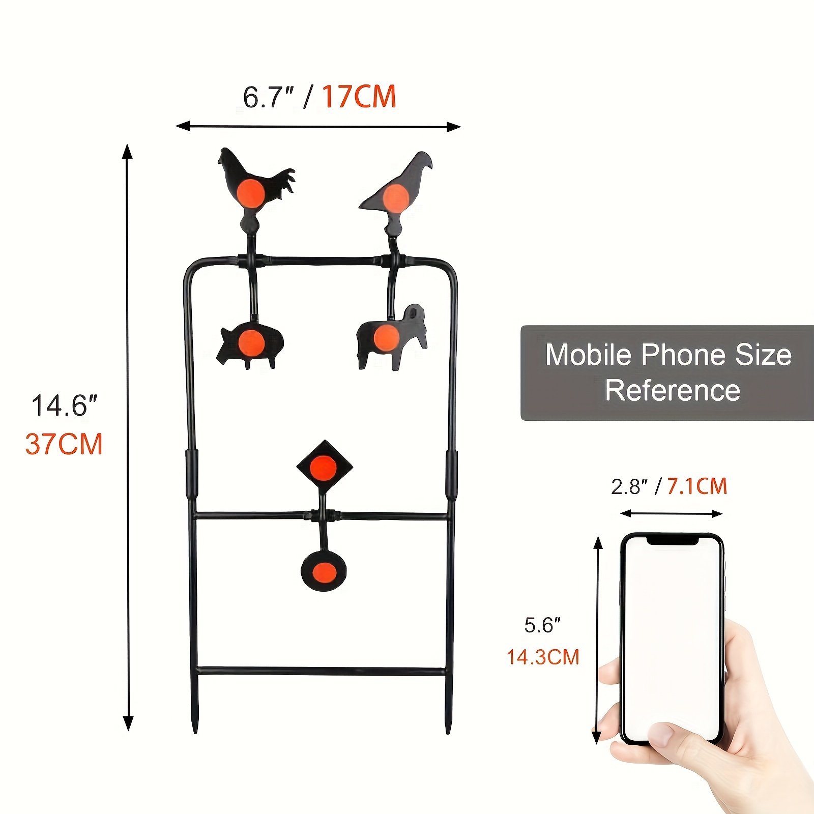Metal Steel Auto-Reset BB Gun  Perfect For Caliber Shooting Outdoors