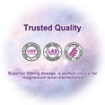 thumbnail image 2 of 500mg Magnesium Glycinate Maximum Strength Chelated Magnesium Supplement for Women and Men for Muscle Cramps and Sleep Support - 240 Capsules, 2 of 8