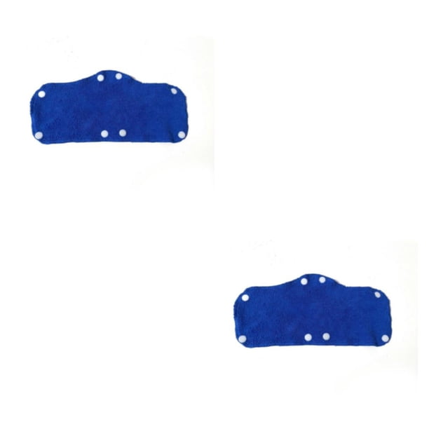 Injueey Banda para el sudor del sombrero Forro del casco duro Bandas del casco Hebilla de tela Suavidad Absorción del sudor Lavable Comodidad Azul claro 2piezas