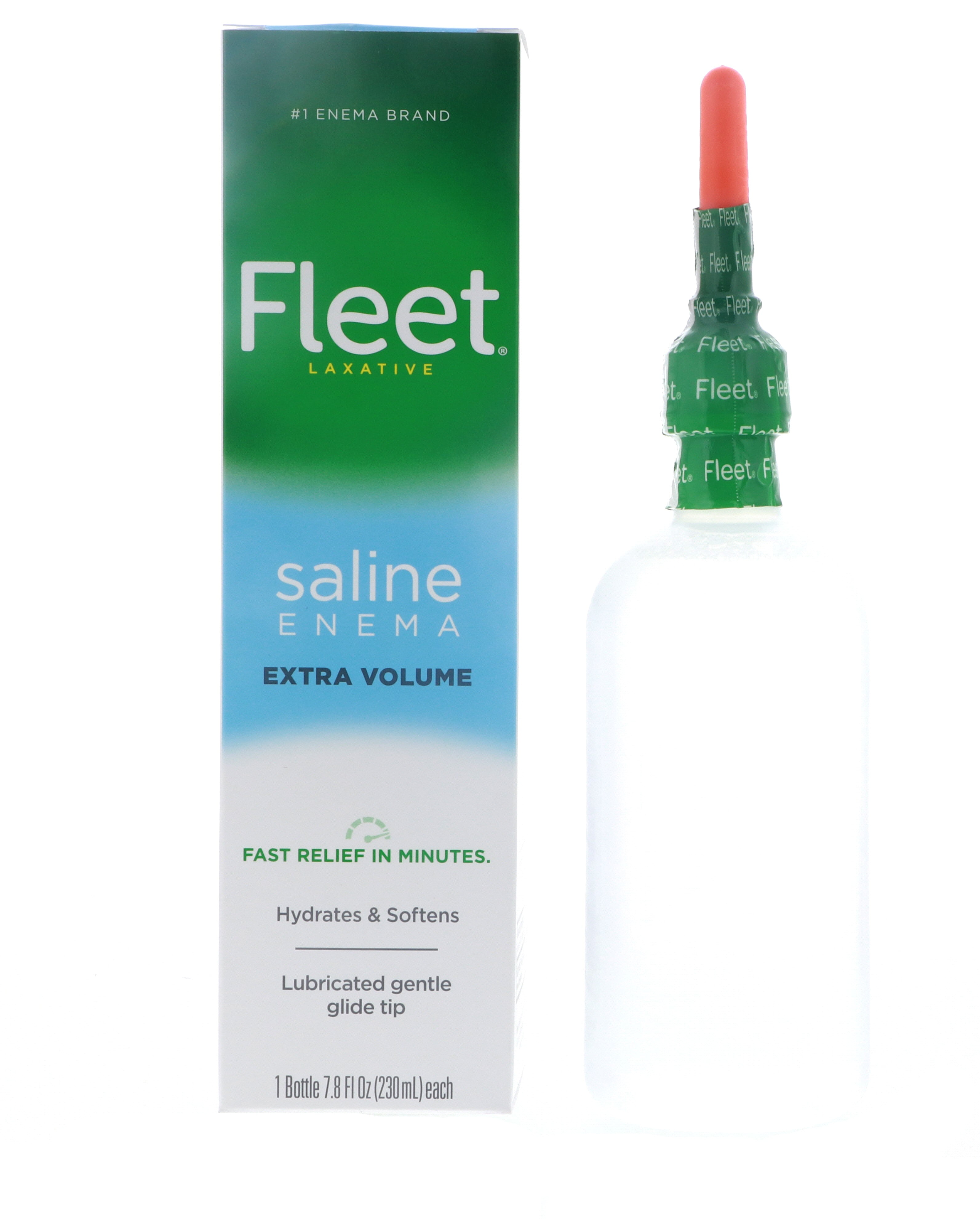 Buy Fleet Laxative Saline Enema Extra Volume Lubricated Gentle Glide