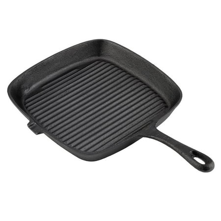 HURRISE Cast Iron Steak Frying Pan Food Meals Gas Induction Cooker Cooking Pot Kitchen Cookware, Cast Iron Frying Pan, Steak Frying (Best Foods To Cook In A Cast Iron Skillet)